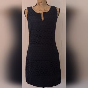 Banana Republic Dark Blue Lace Mini Dress